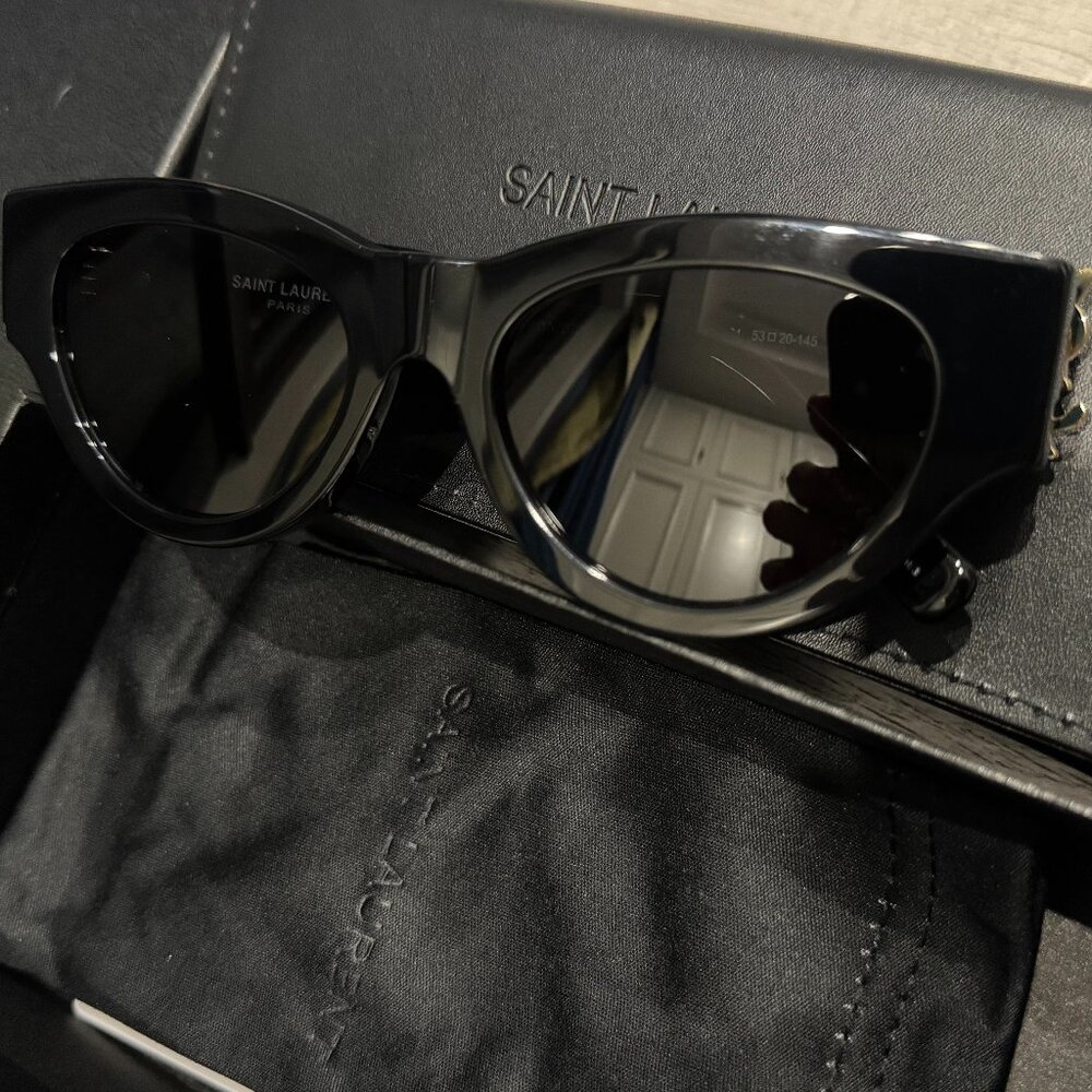 Yves Saint Laurent Black Sunglasses